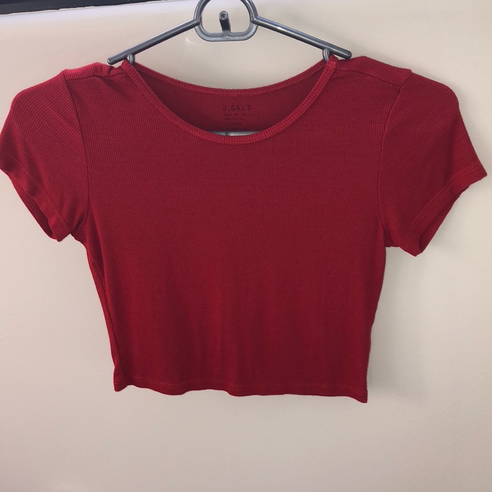 Brandy Melville Ribbed Crop Top